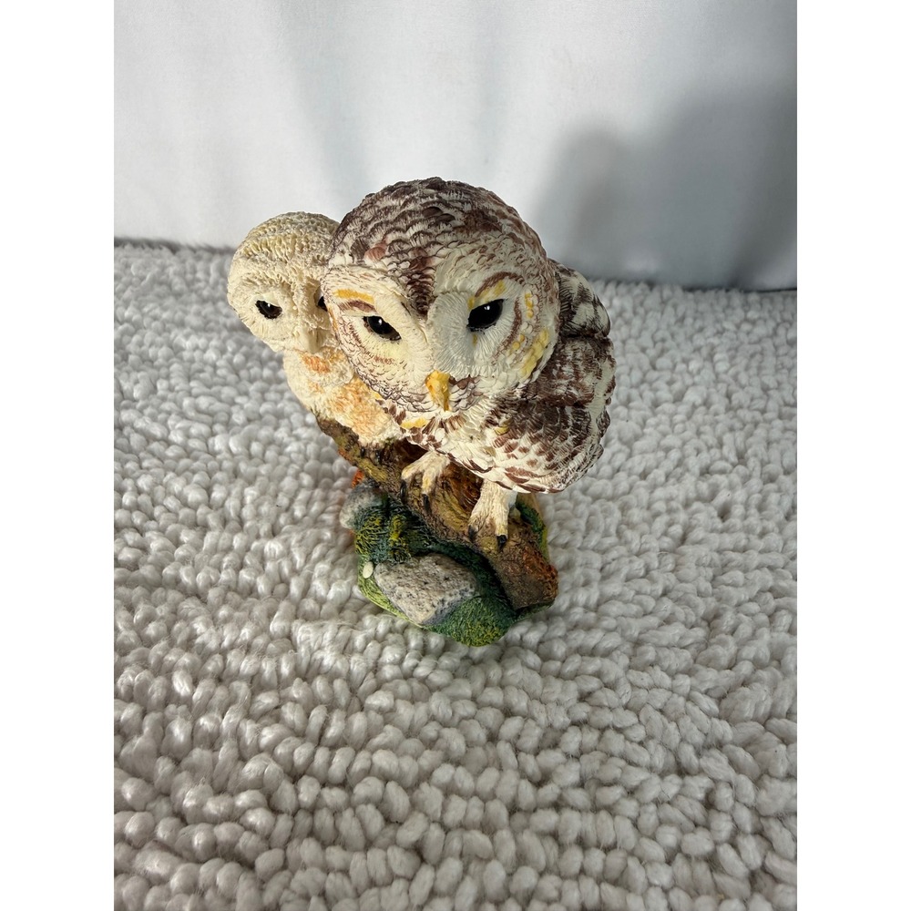 Hamilton Collection Two Of A Kind‎ Owl Figurine Russell Willis Nesting Instincts